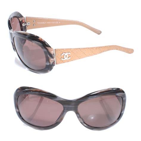 CHANEL Lambskin Quilted Sunglasses 5116Q 